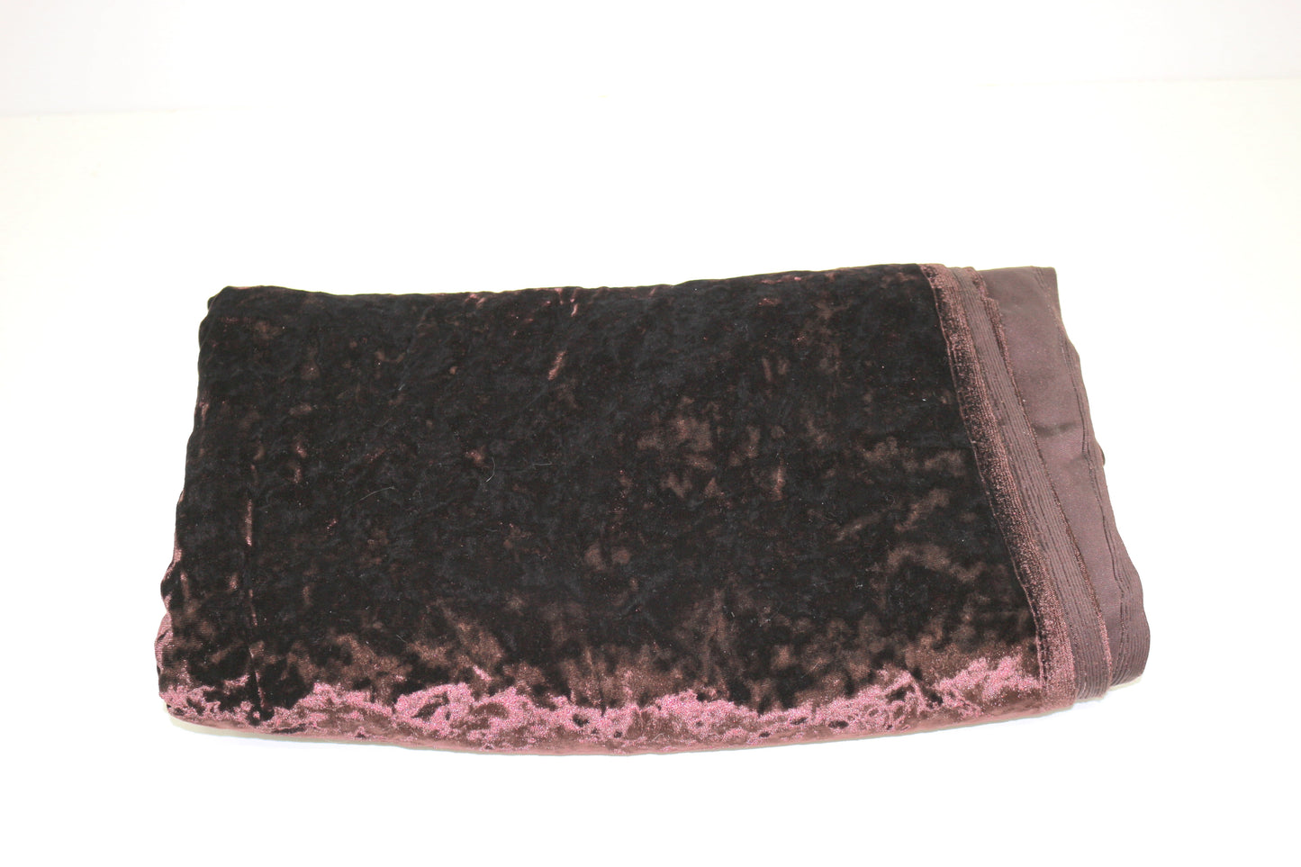 Chocolate Velvet Fabric – 57" x 2.75 Yards | Soft & Luxurious