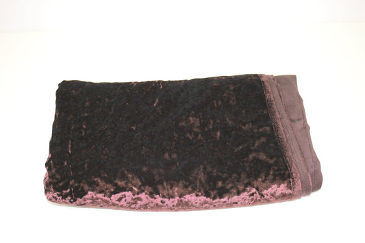 Chocolate Velvet Fabric – 57" x 2.75 Yards | Soft & Luxurious