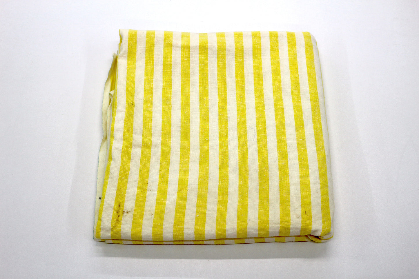Striped Cotton Fabric – 37" Wide | Midweight | Pick Yellow or Blue