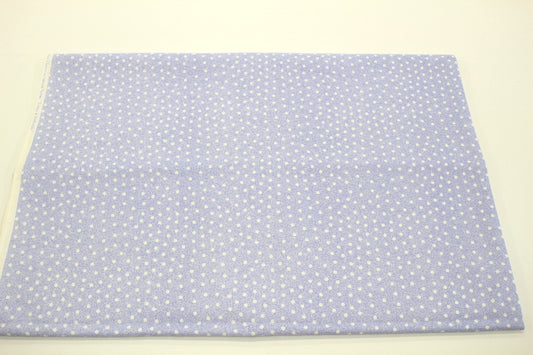 Tulips & Daffodils Dots Cotton Fabric – 45" x 3.25 Yards | Light Lavender Polka Dot