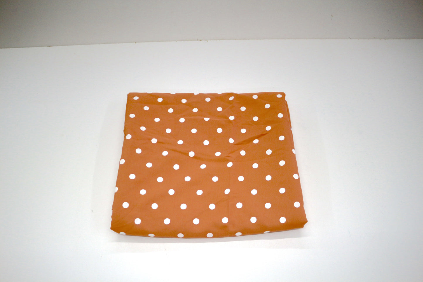 Peach Polka Dot Cotton Fabric – 58" x 3.5 Yards