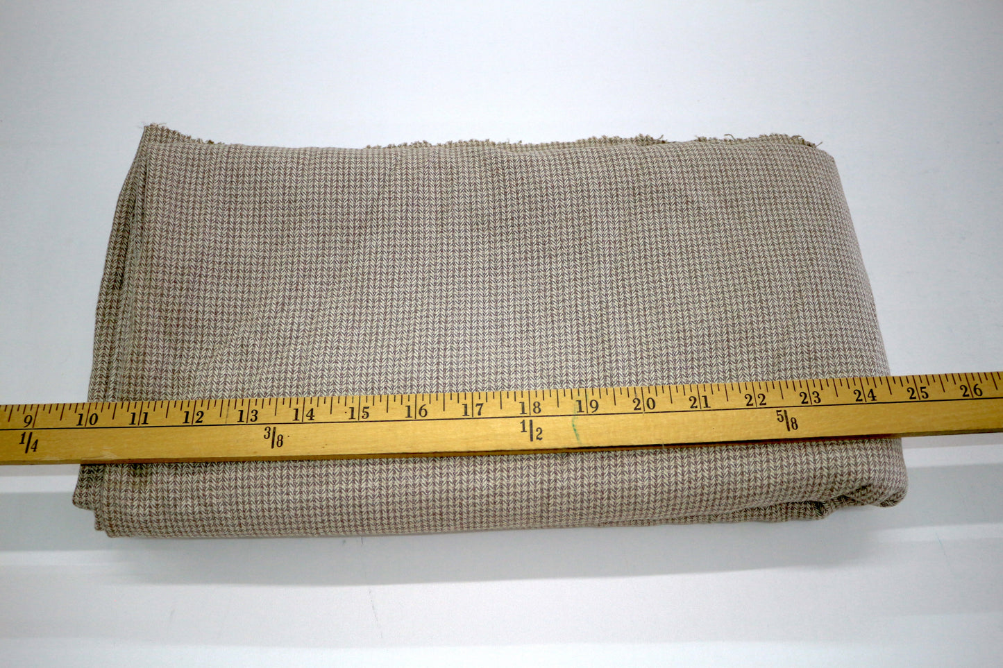 Wool Blend Fabric – 60" x 3.25 Yards (Light Stain)