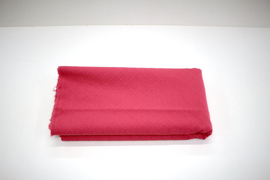 Textured Pink Cotton Blend – Heavy Woven 60" x 3 Yards