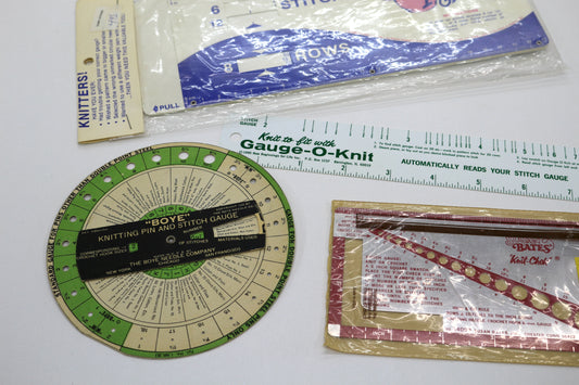Vintage Knitting & Stitch Gauge Tools – Picked at Random