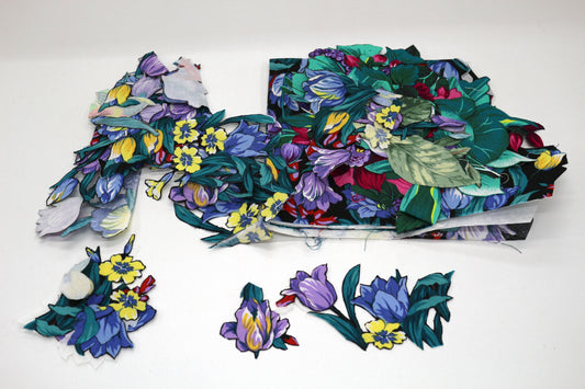 ✨ Fussy Cut Floral Bundle – Ready for Appliqué, Collage & Quilt Magic