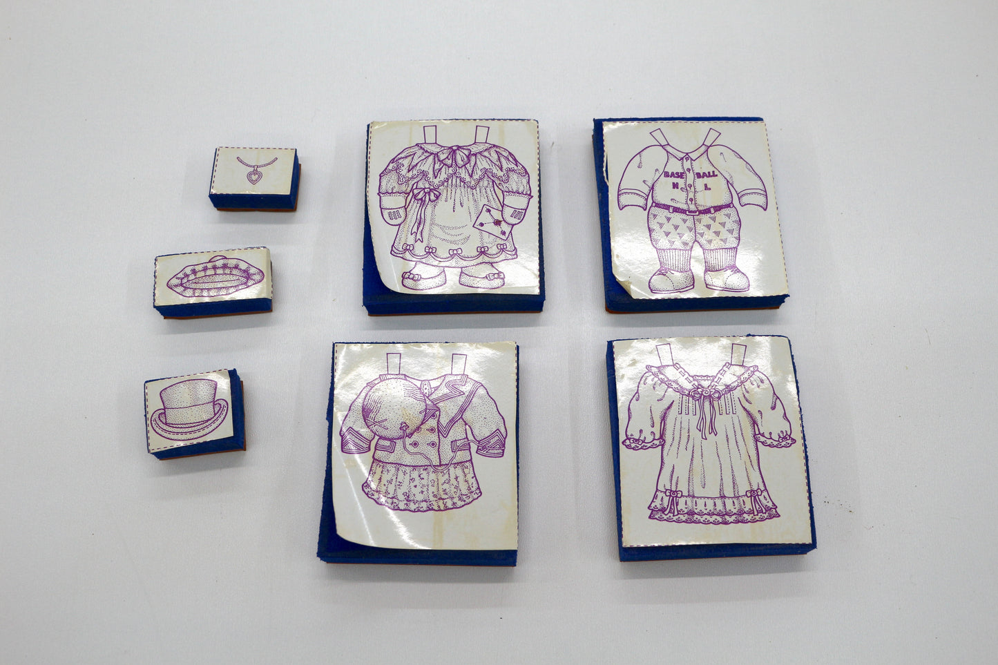 Paper Doll Clothing Stamp Set – Full Bundle as Shown