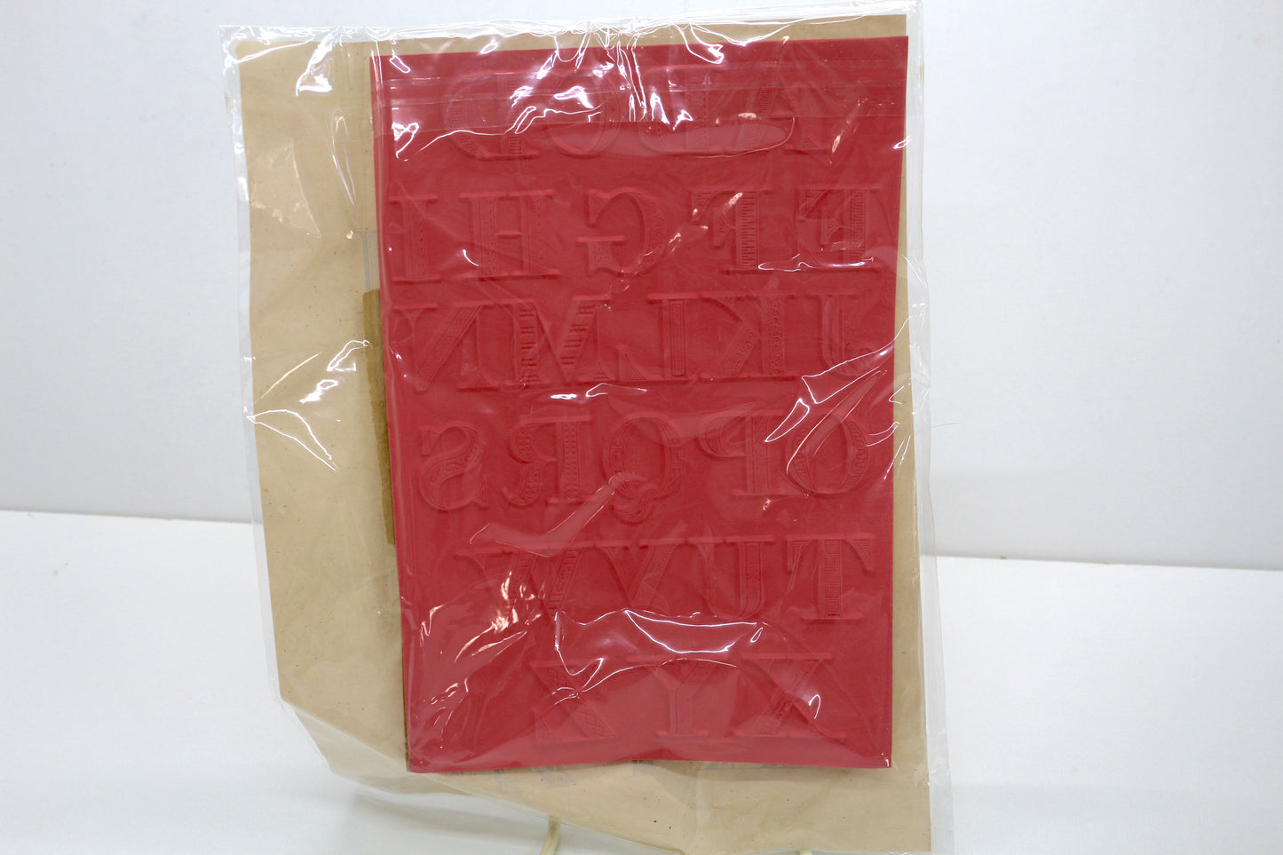 Full Sheet Vintage Alphabet Rubber Stamp – Unmounted 8.5x11