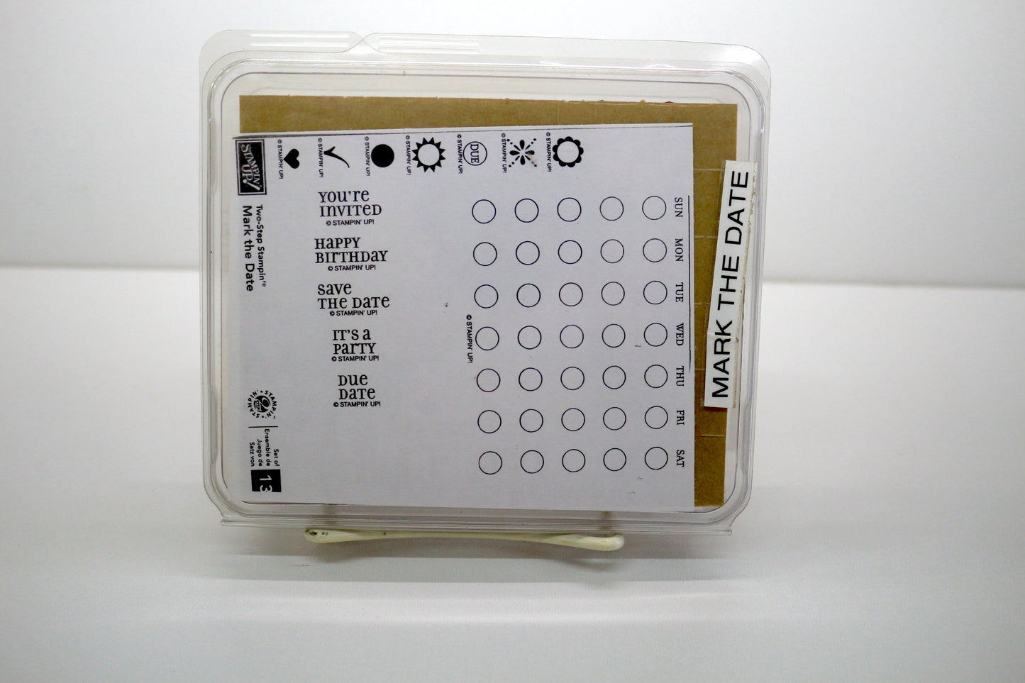 Stampin’ Up! “Mark the Date” Stamp Set – Planner & Calendar Stamps