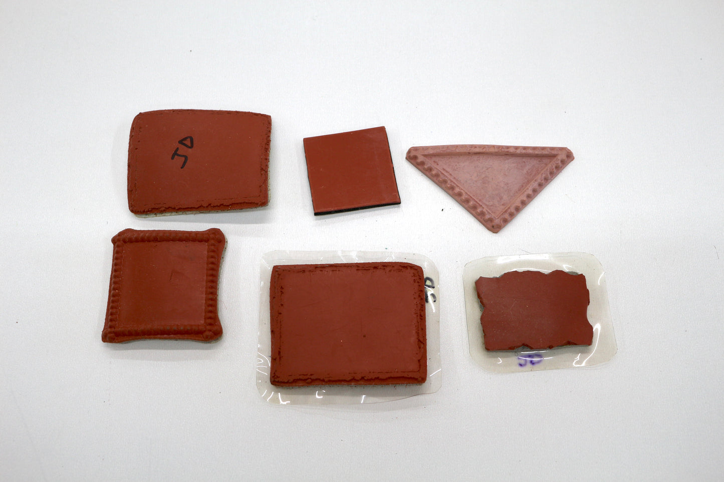 Frame & Shape Rubber Stamp Bundle – 7pc Unmounted Set