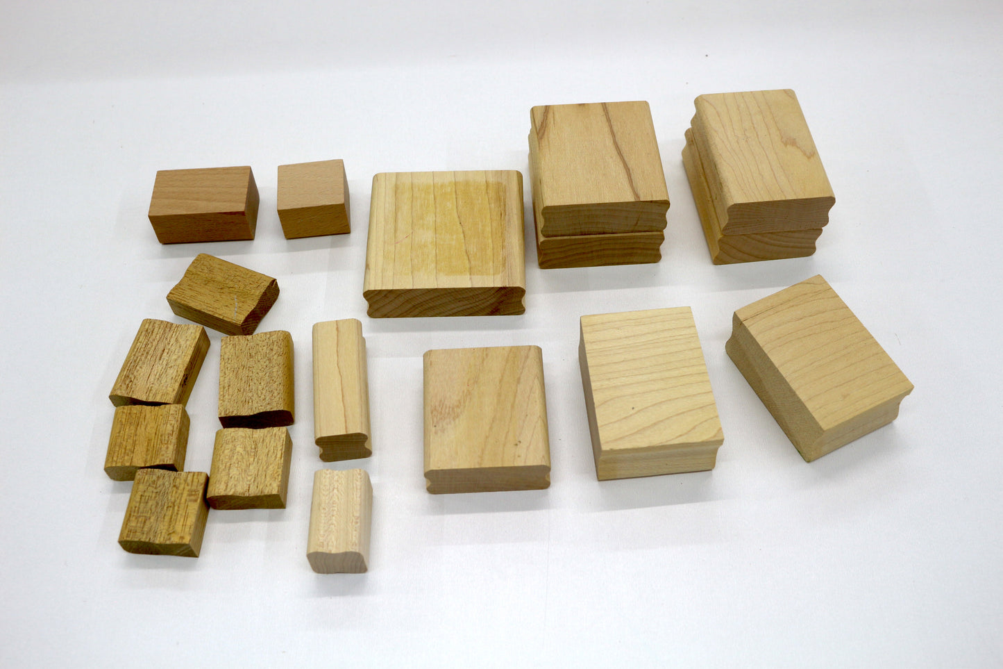 Wood Stamp Mount Bundle — Assorted Sizes