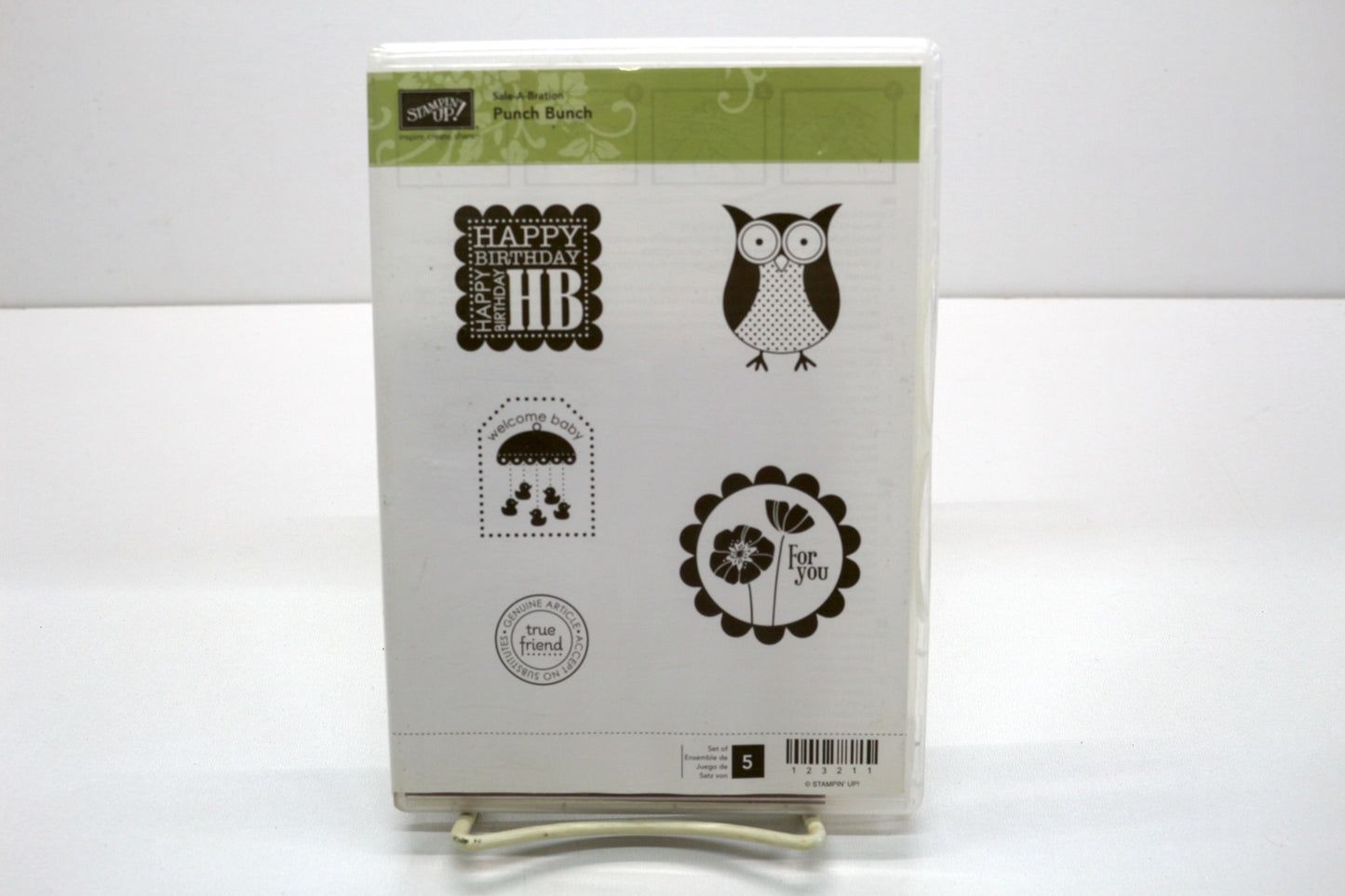 Stampin’ Up! Punch Bunch Stamp Set – Owl, Birthday, Baby, For You – Crafting, Cardmaking, Scrapbooking