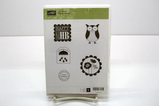 Stampin’ Up! Punch Bunch Stamp Set – Owl, Birthday, Baby, For You – Crafting, Cardmaking, Scrapbooking