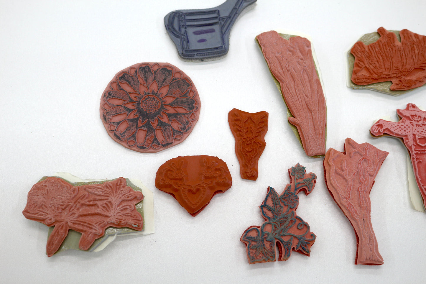 Mixed Rubber Stamp Grab Bag – Garden, Floral & Seasonal Designs (Unmounted)