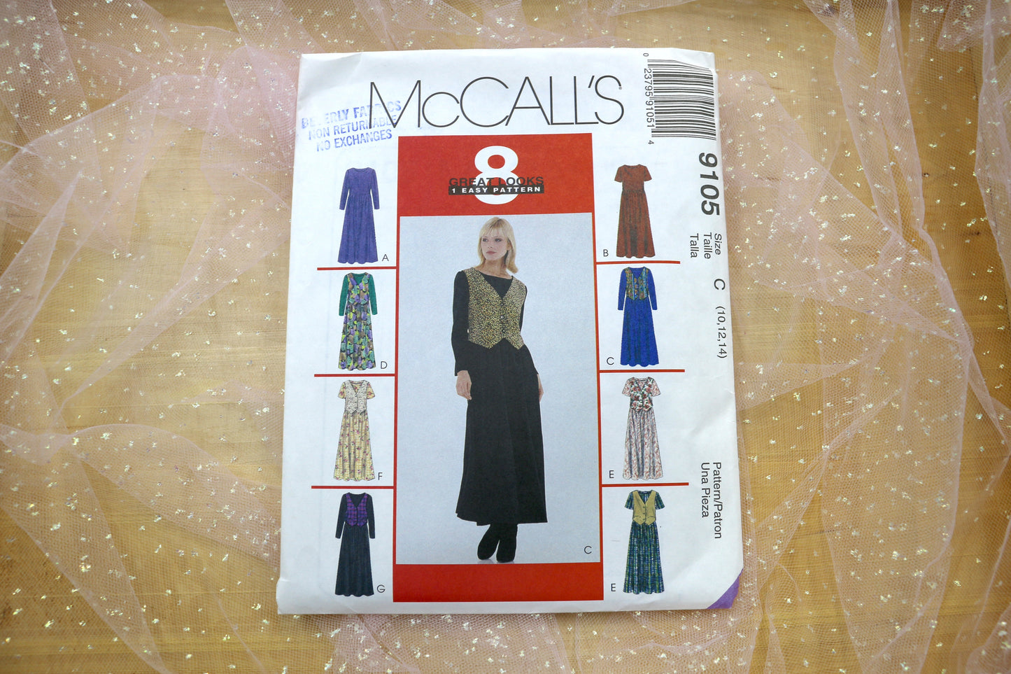 McCalls 9105 Misses Dress Sewing Pattern 10-26