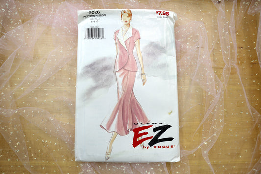 Vogue 9026 Misses Top & Skirt Sewing Pattern 6-18