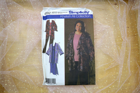 Simplicity 4892  Misses' Dress Sewing Pattern 18w- 24W
