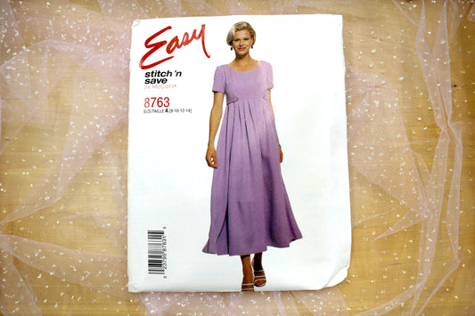 McCalls 8763 Misses' Dress Sewing Pattern 8-14