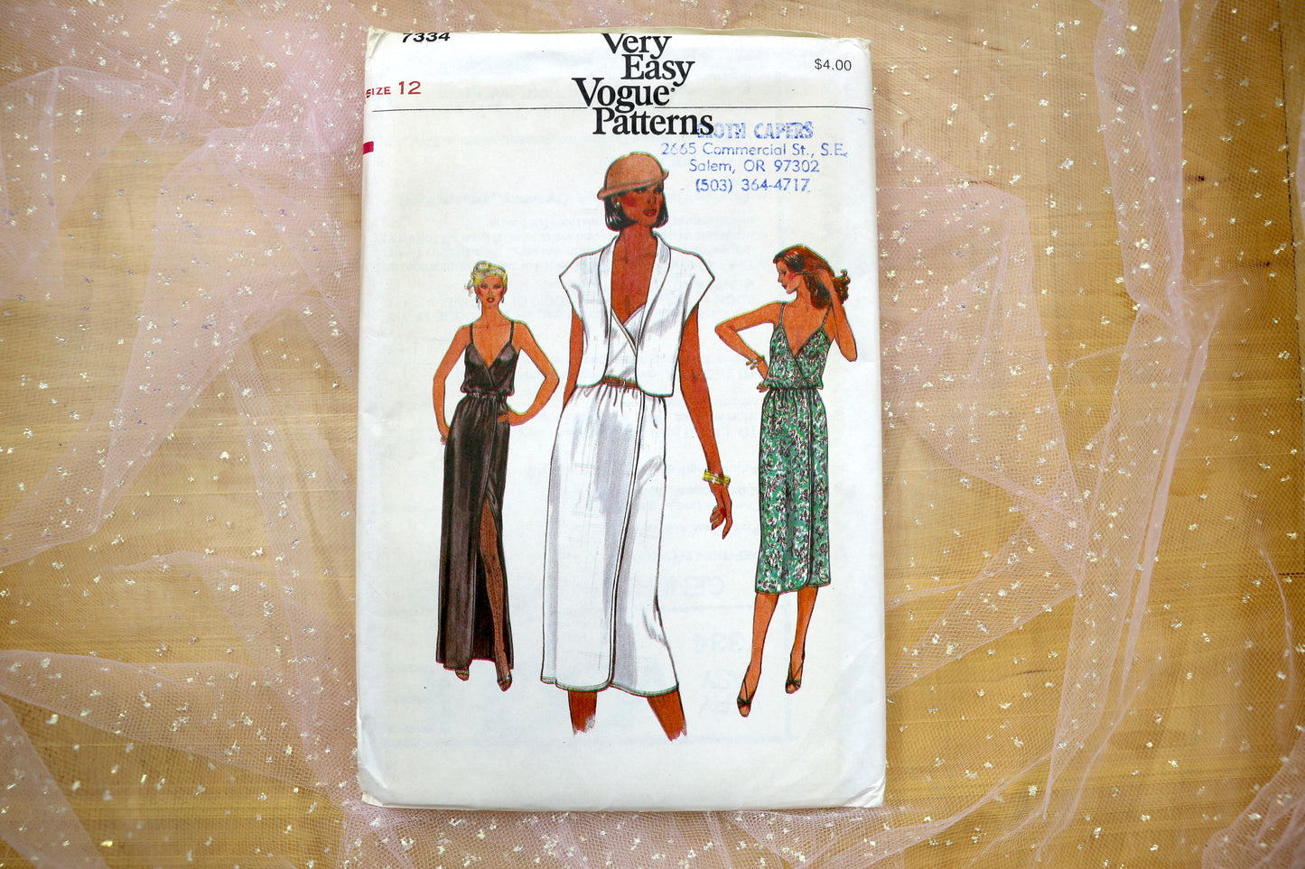 Vogue 7334 Misses' Dress & Jacket Sewing Pattern 6-16
