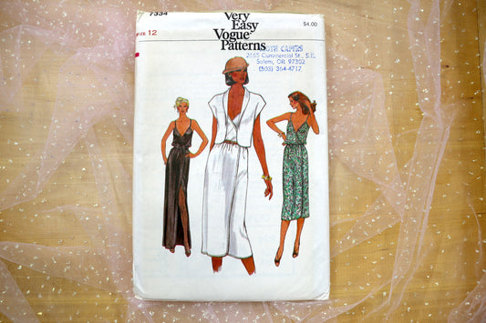 Vogue 7334 Misses' Dress & Jacket Sewing Pattern 6-16