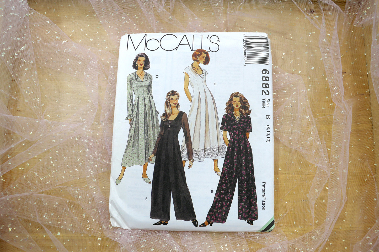 McCalls 6882 Misses' Jumpsuit & Dress Sewing Pattern 6-24