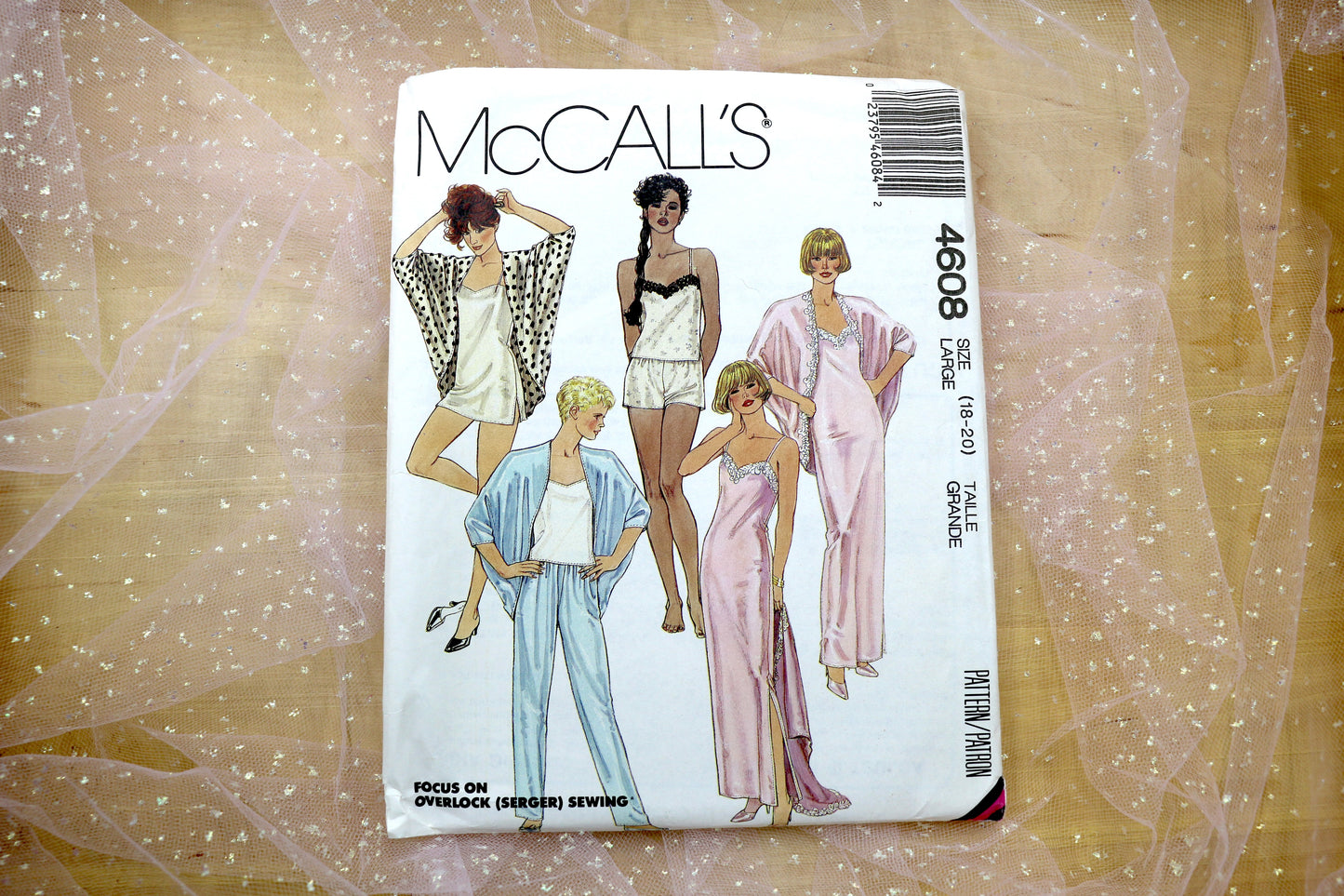 McCalls 4608 Misses' Sleepwear Sewing Pattern 6-20