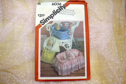 Simplicity 6056 Carrier for Dolls up to 18" Sewing Pattern