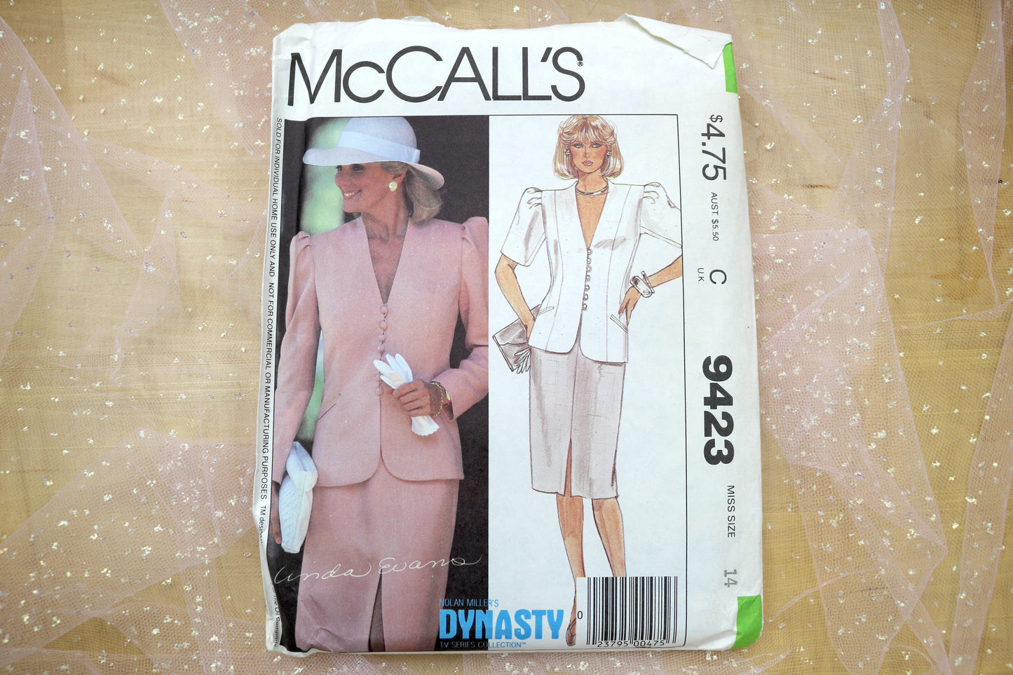 McCalls 9423 Misses' Jacket & Dress Sewing Pattern 8-18