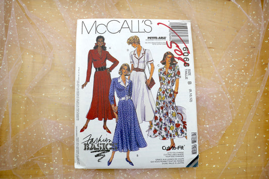 McCalls 6068 Misses' Dress Sewing Pattern 6-18