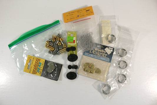 Mixed Jewelry Findings Bundle – Beads, Rings & Components