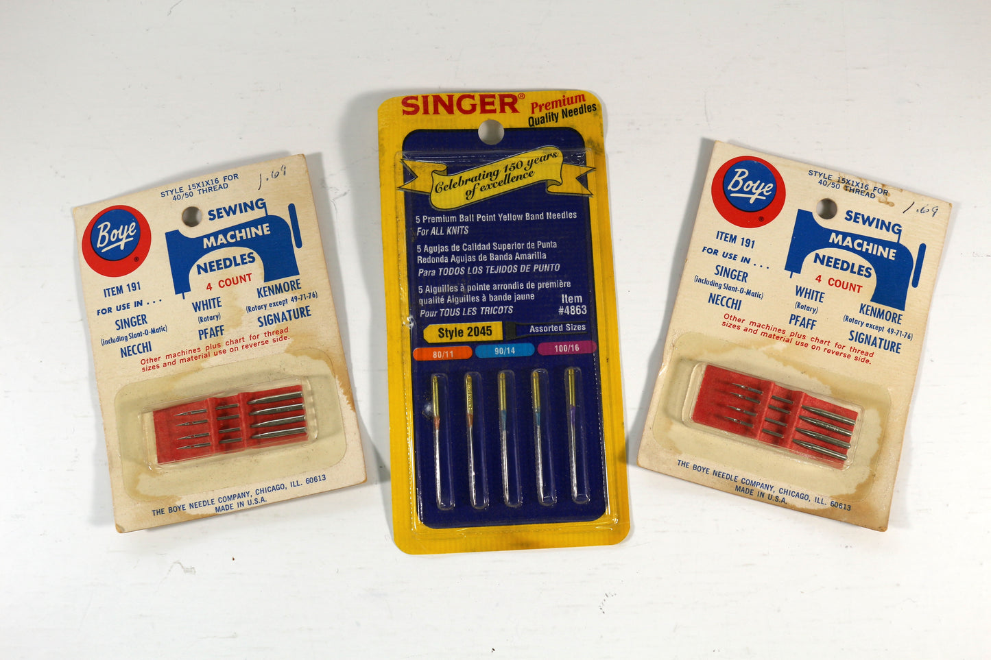 Vintage Sewing Machine Needle Bundle – Singer & Boye