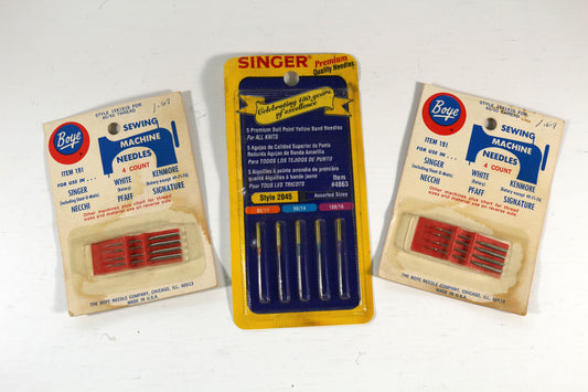 Vintage Sewing Machine Needle Bundle – Singer & Boye