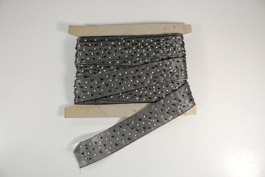 Bead Design Trim on Spool –Gray