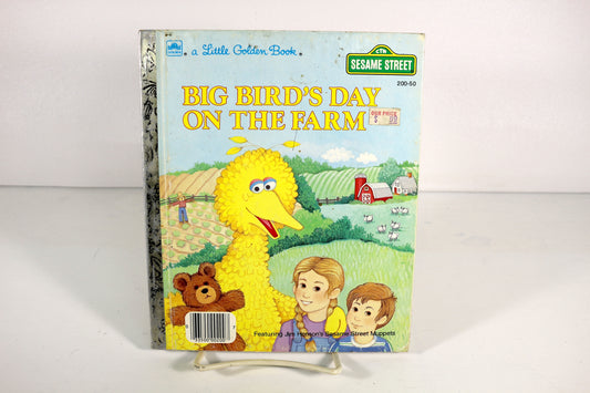 Little Golden Book — Big Bird's Day On The Farm