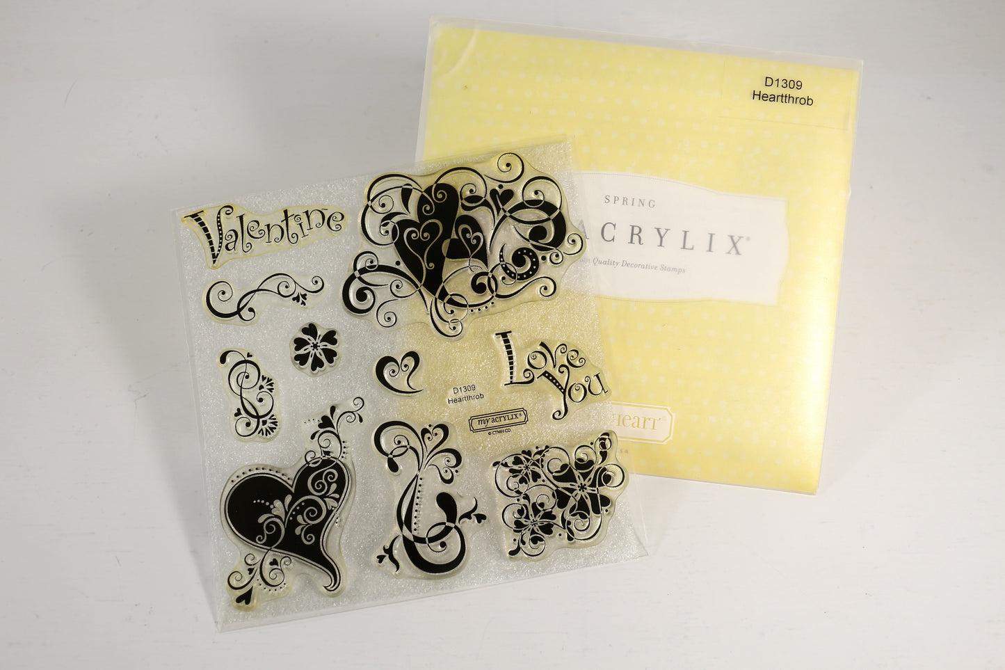 My Acrylic Stamp Set – Heartthrob - Paper Craft & Mixed Media Use
