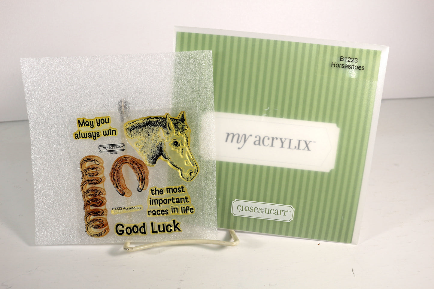 My Acrylic Stamp Set – Horseshoes - Paper Craft & Mixed Media Use