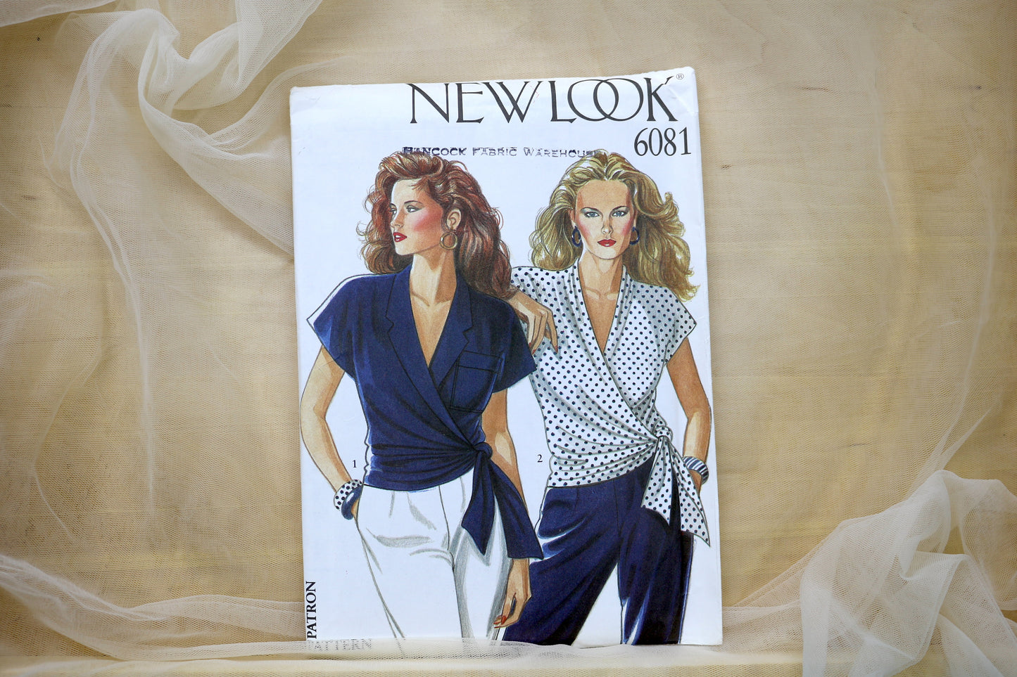 New Look 6081 Misses Blouse Sewing Pattern size- 8-18