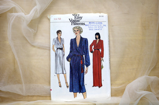 Vogue 7429 Misses Dress Sewing Pattern size- 12