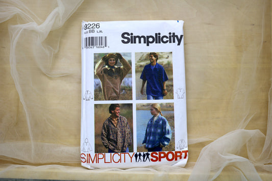 Simplicity 9226 Unisex Top Sewing Pattern size- L-XL