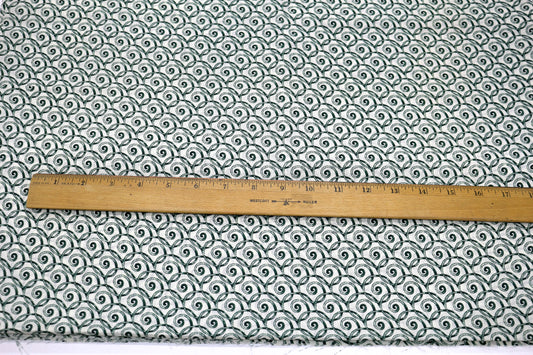 Whirls of Green Cotton Fabric 44" x 2 yards– Sewing & Creative Projects