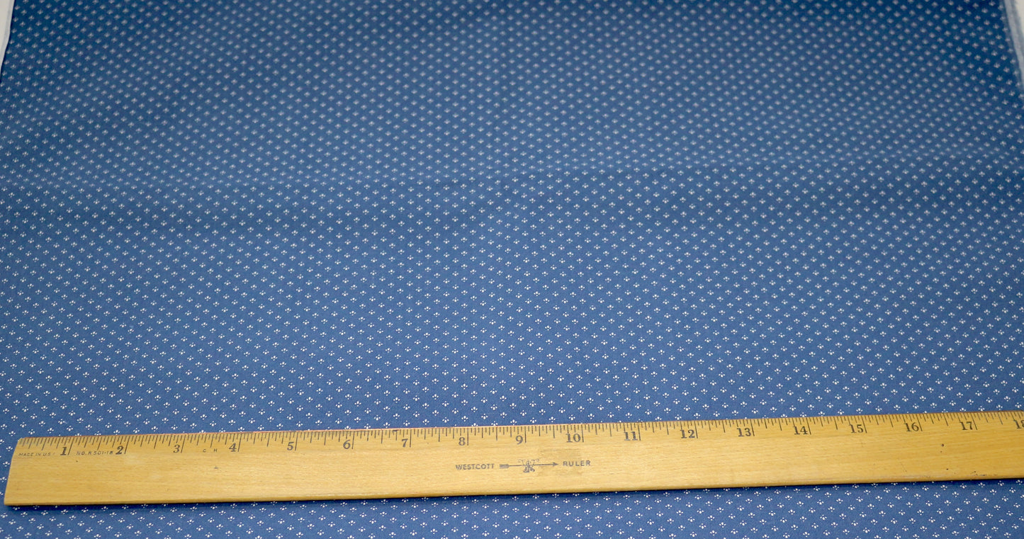Blue Remnant Cotton Fabric - Sewing & Creative Projects