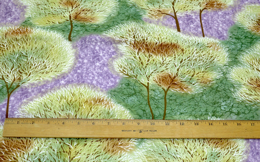 Kona Trees Cotton Fabric 44" x 3 yards - Sewing & Creative Projects