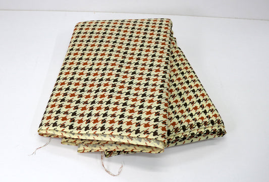 Houndstooth Cotton Fabric 44" x 6 yds  - Sewing & Creative Projects