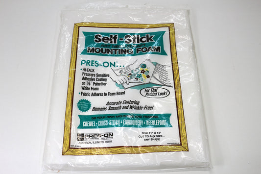 Self-Stick Art & Needlecraft Mounting Foam Boards (Vintage, New Old Stock)