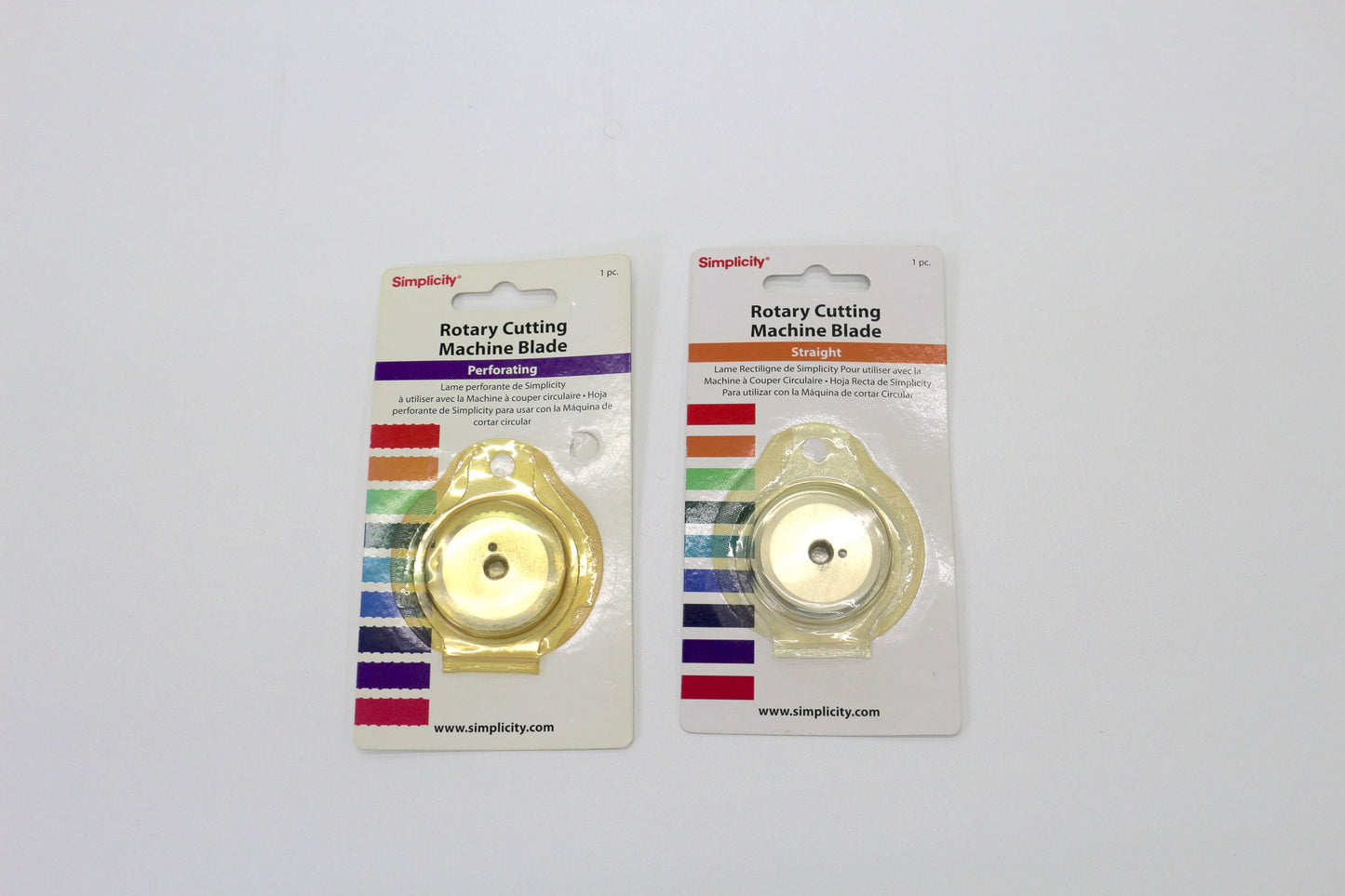 Simplicity Rotary Cutting Machine Blade Straight & Perforated Bundle | Replacement Blade | Sewing Tool