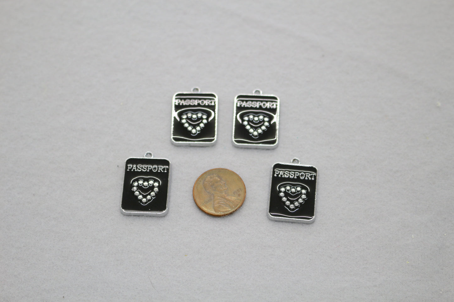 Passport Charms | Travel-Themed Pendants | Jewelry Making Supplies