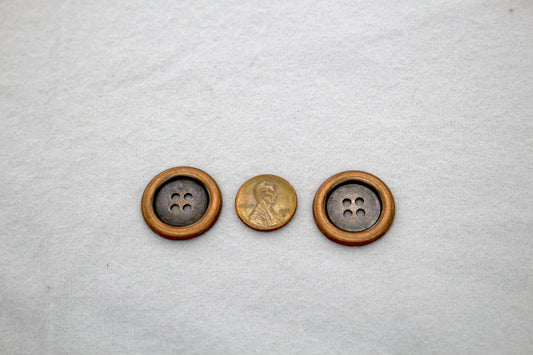 Copper Two-Tone Buttons – 2 Pound Bulk Lot