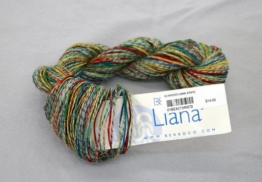 Berroco Liana Yarn Agave – Linen Nylon Blend – Light Weight 3 Yarn – Made in Italy