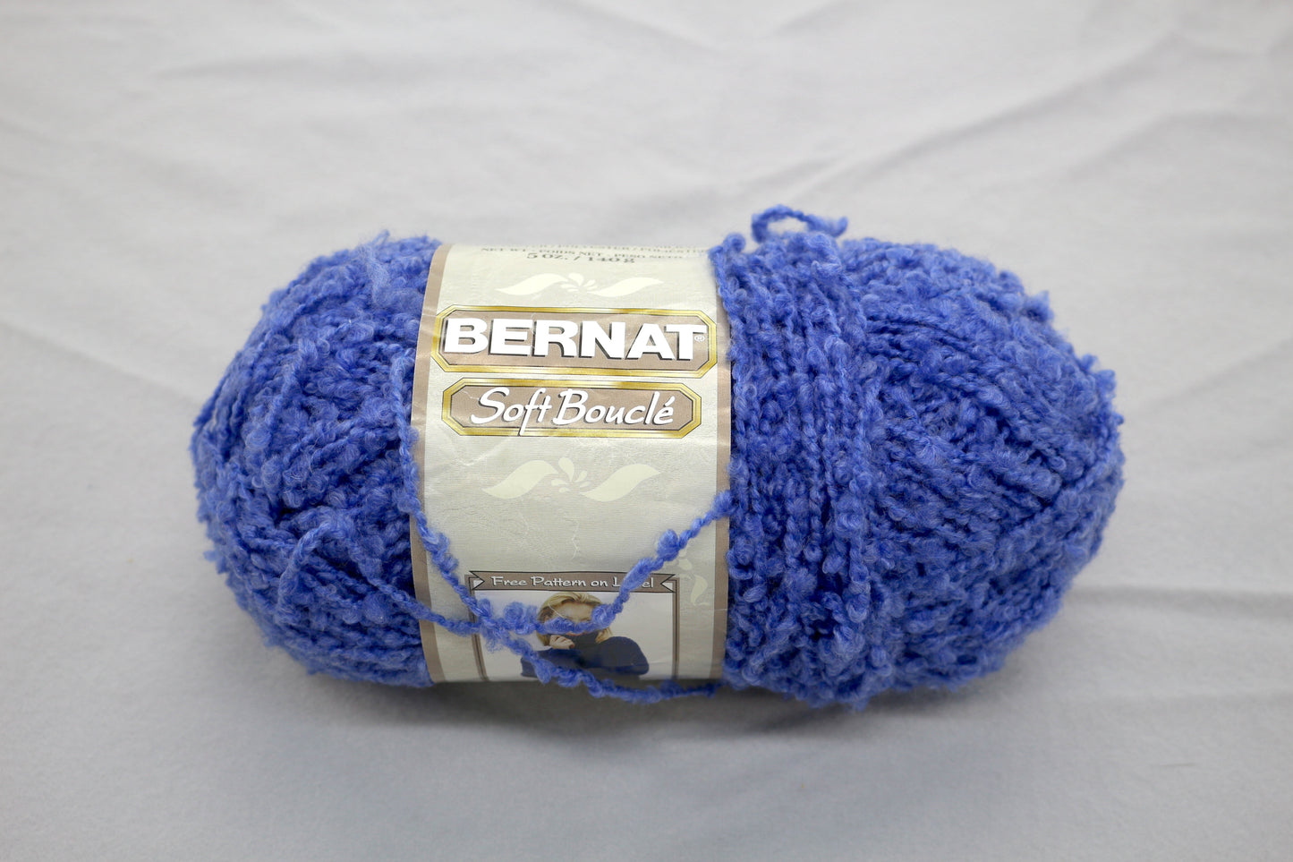 Bernat Soft Bouclé Yarn – Beautiful Blue – Bulky Weight –