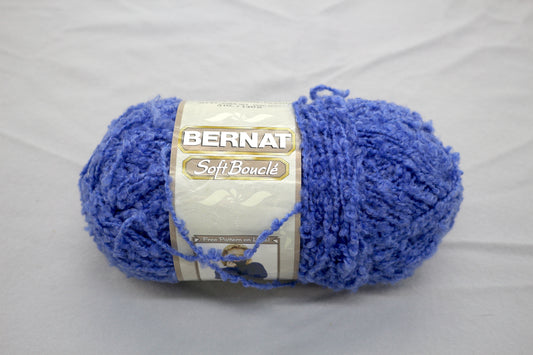 Bernat Soft Bouclé Yarn – Beautiful Blue – Bulky Weight –