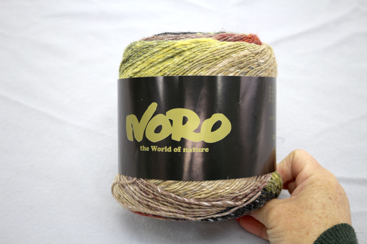 Noro Yarn Cake Geshi – The World of Nature – Self Striping Earth Tones – Made in Japan – 1 Skein
